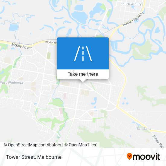 Tower Street map