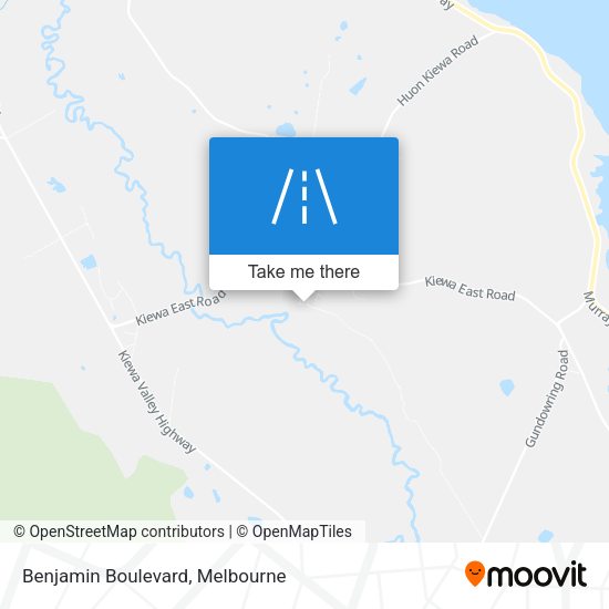 Benjamin Boulevard map