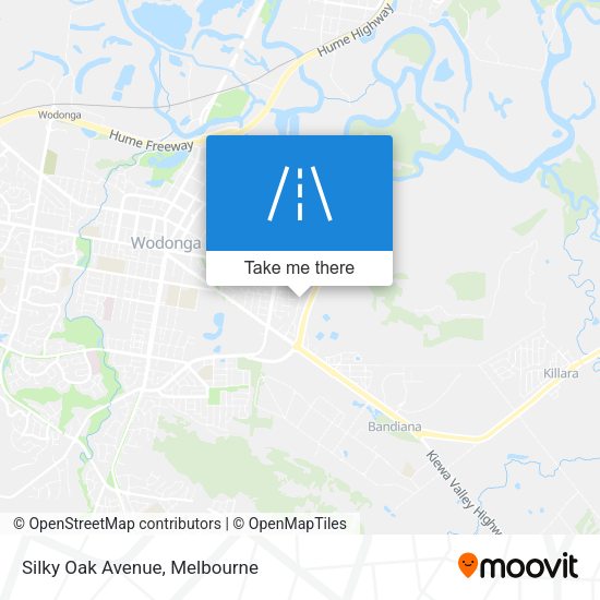 Silky Oak Avenue map