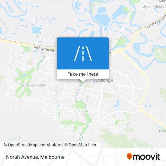 Norah Avenue map