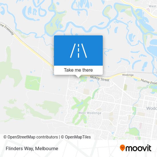 Flinders Way map