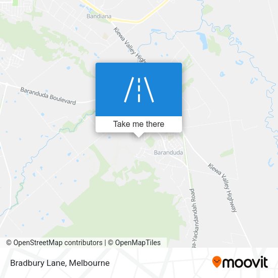 Bradbury Lane map