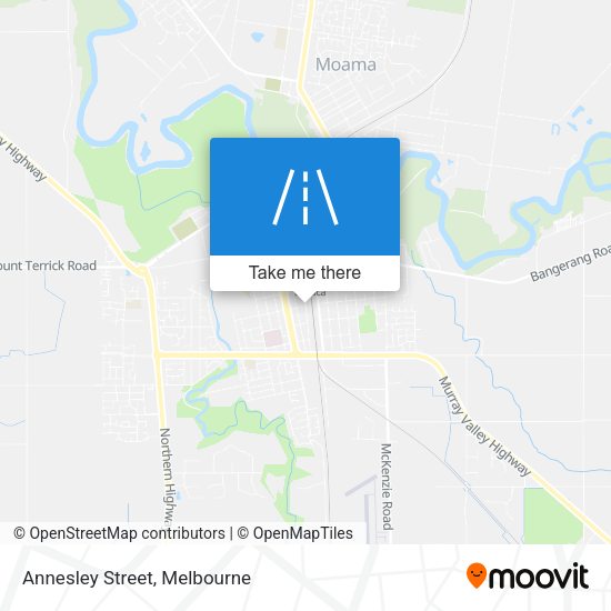 Annesley Street map