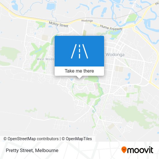 Pretty Street map