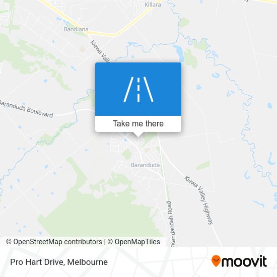 Pro Hart Drive map