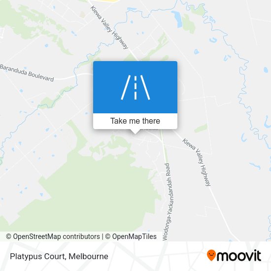 Platypus Court map