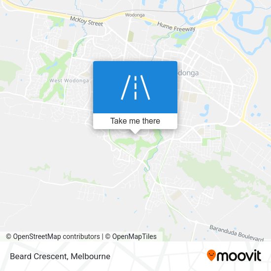 Beard Crescent map