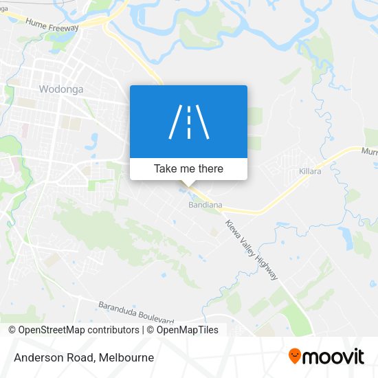 Anderson Road map