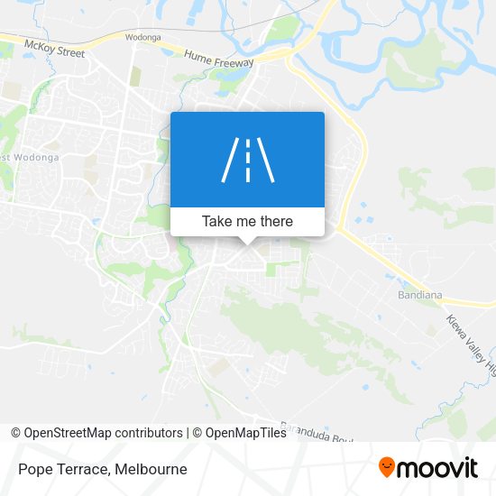 Pope Terrace map