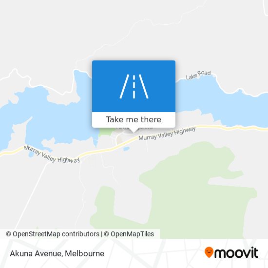 Akuna Avenue map
