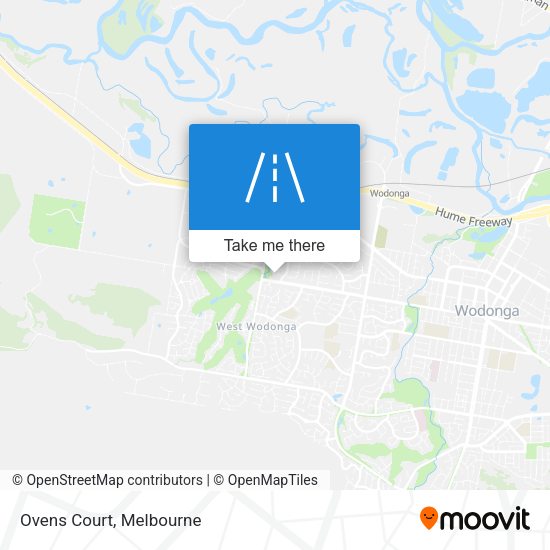 Ovens Court map
