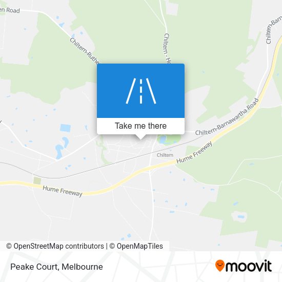 Peake Court map