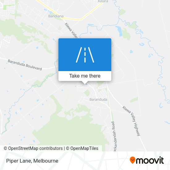 Piper Lane map