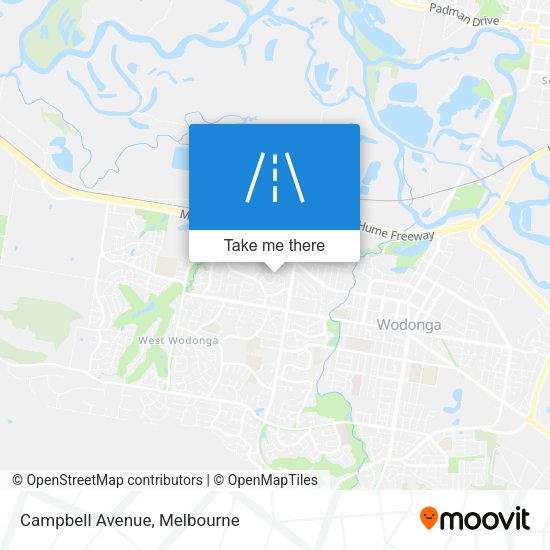 Campbell Avenue map