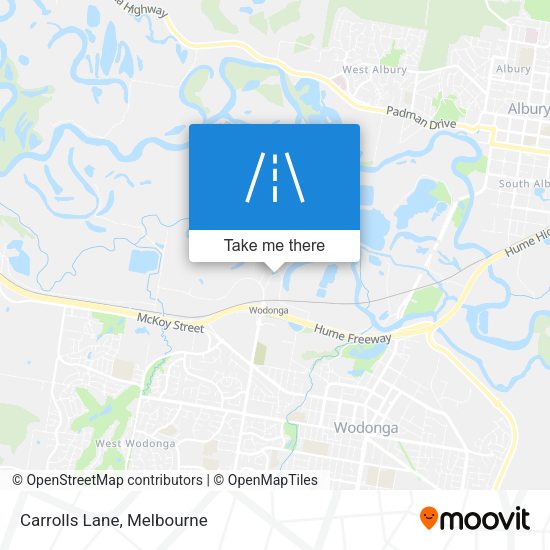 Carrolls Lane map