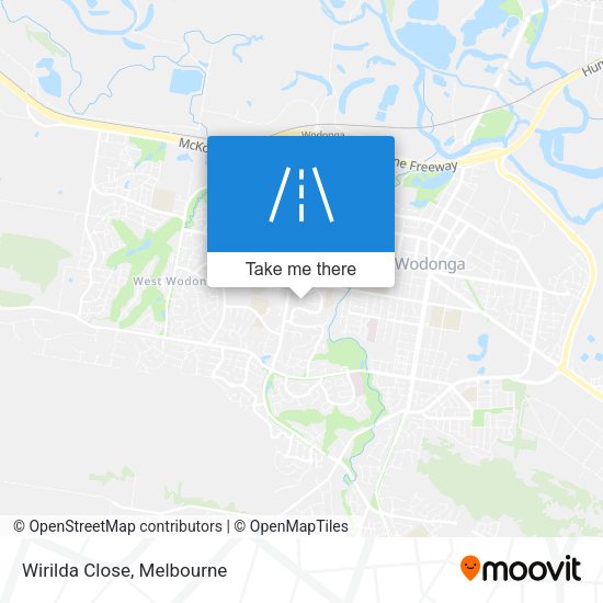 Wirilda Close map