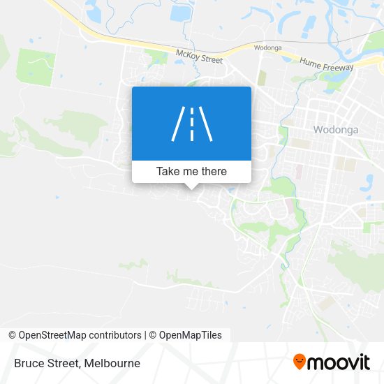 Bruce Street map