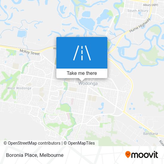 Boronia Place map