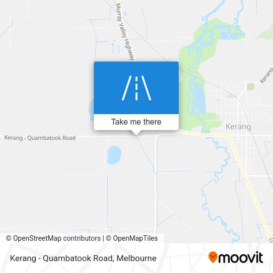 Kerang - Quambatook Road map