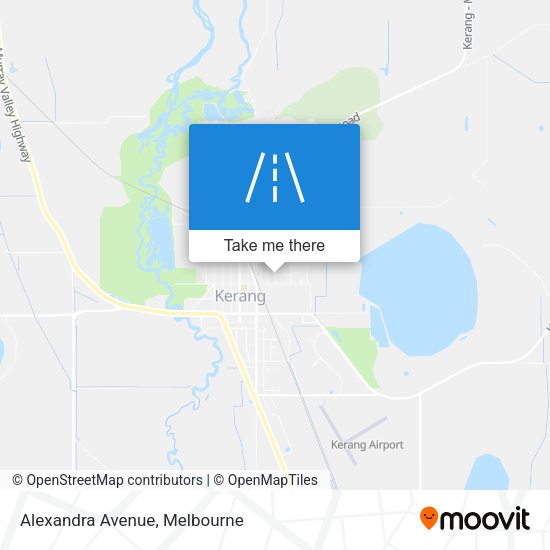 Alexandra Avenue map