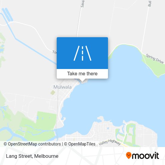 Lang Street map