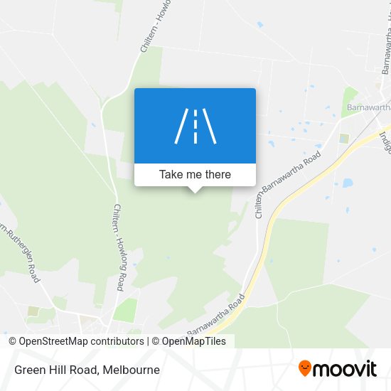 Green Hill Road map