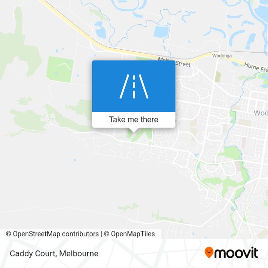 Caddy Court map