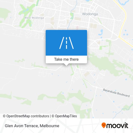Glen Avon Terrace map