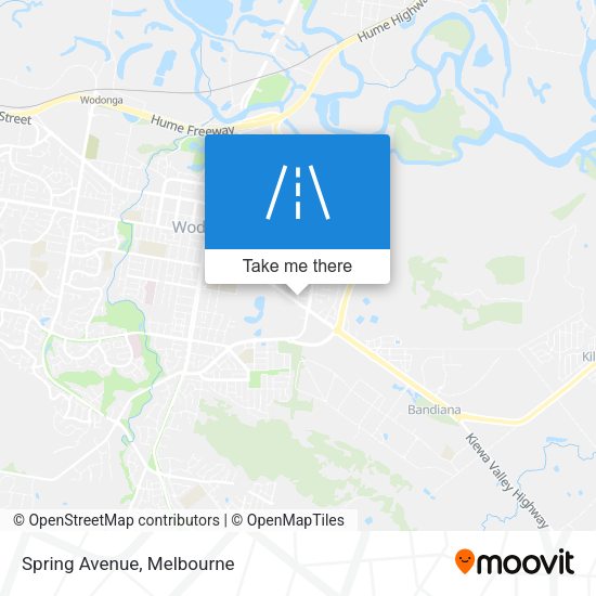 Spring Avenue map