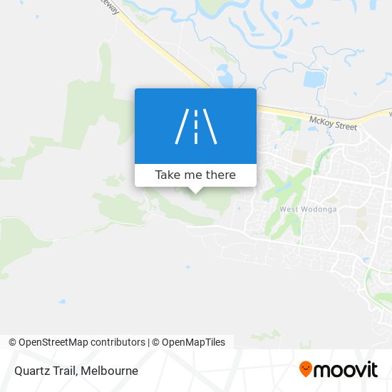 Quartz Trail map