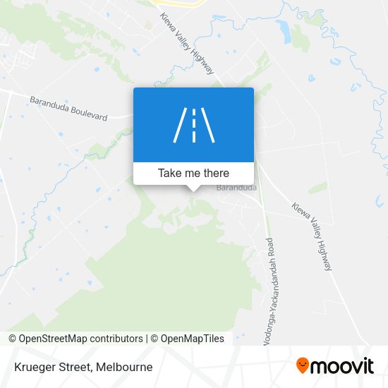 Krueger Street map