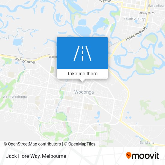 Jack Hore Way map