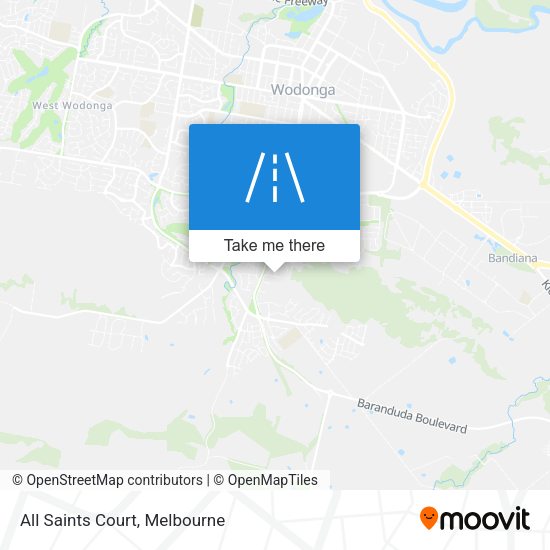 All Saints Court map