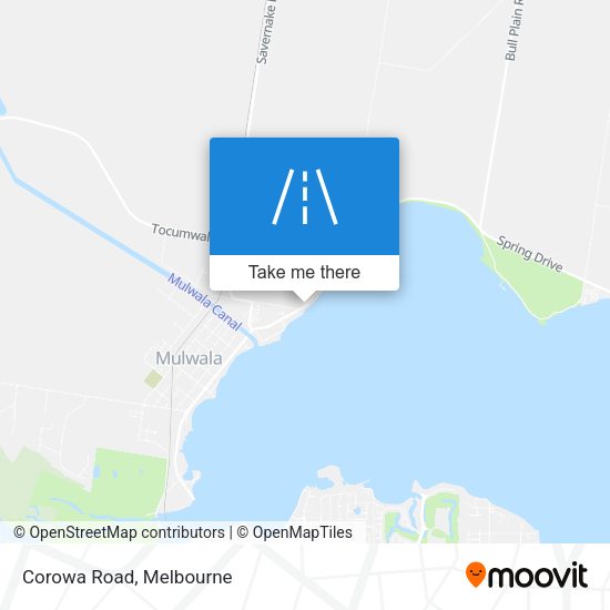Corowa Road map