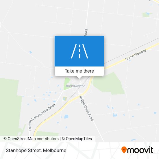 Stanhope Street map