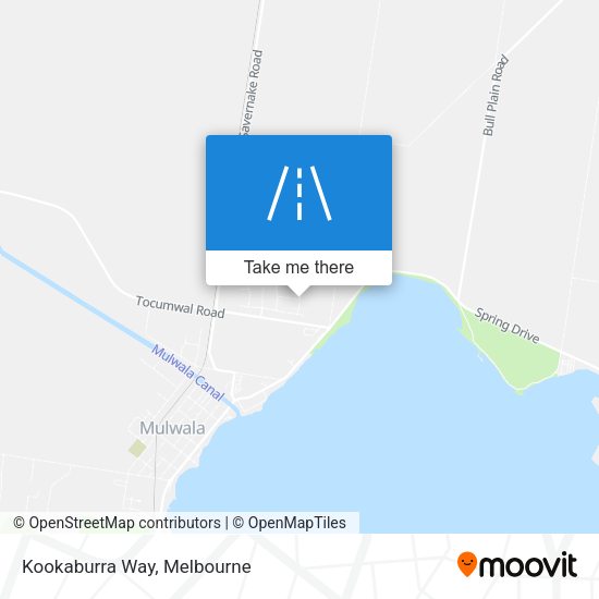 Kookaburra Way map