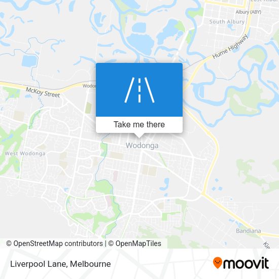 Liverpool Lane map