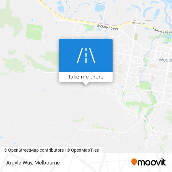 Argyle Way map