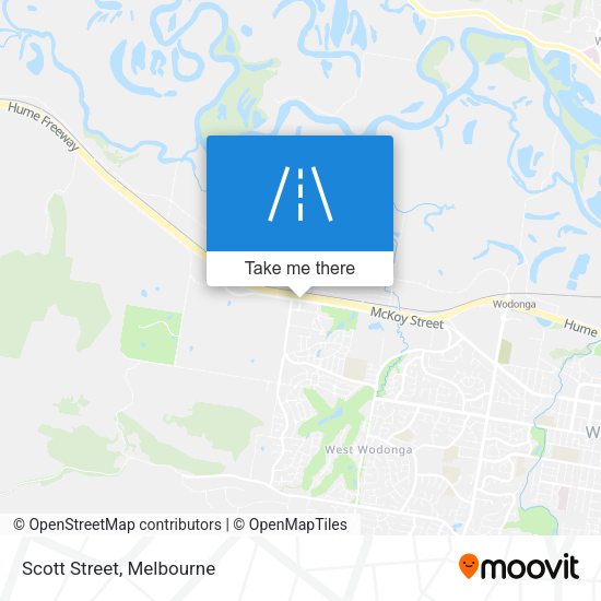 Scott Street map