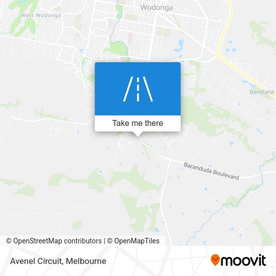 Avenel Circuit map
