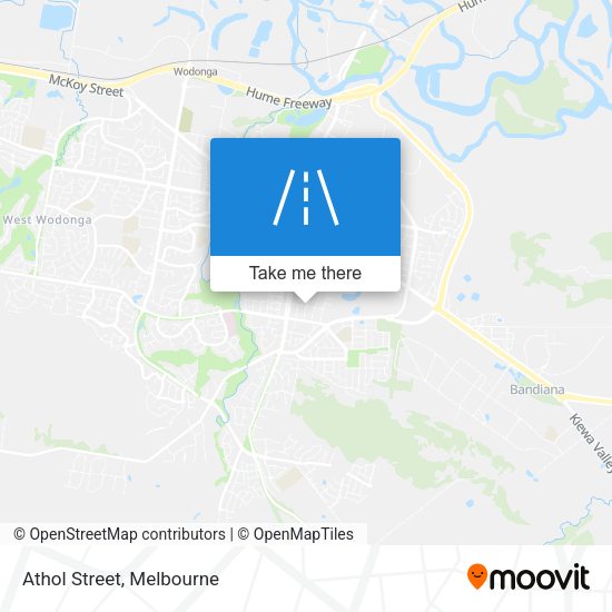 Athol Street map