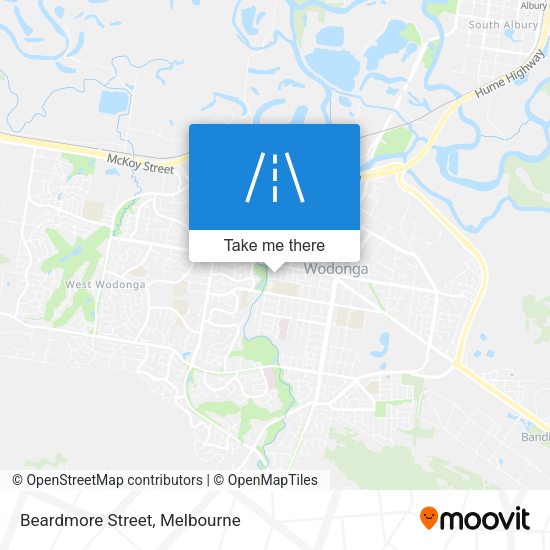 Beardmore Street map