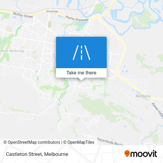 Castleton Street map