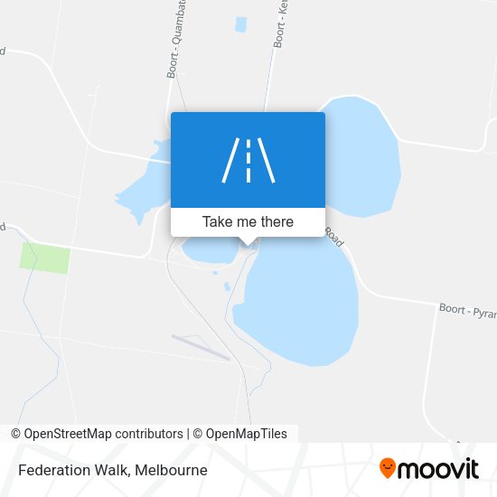 Federation Walk map