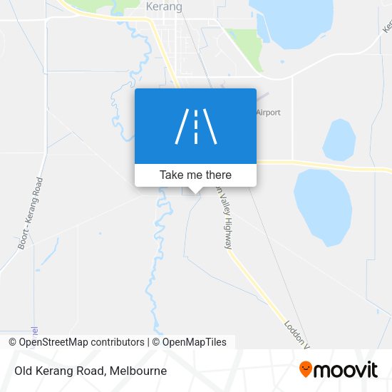 Old Kerang Road map