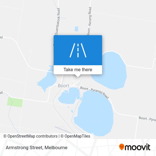 Armstrong Street map