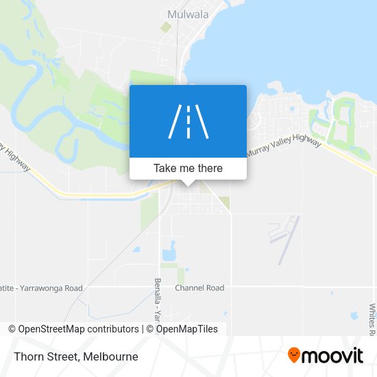 Thorn Street map