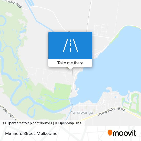 Manners Street map