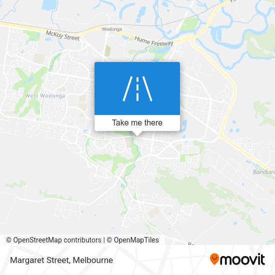 Margaret Street map