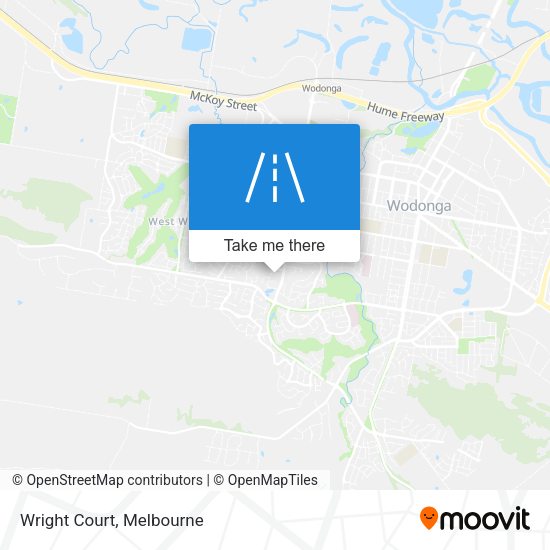Wright Court map